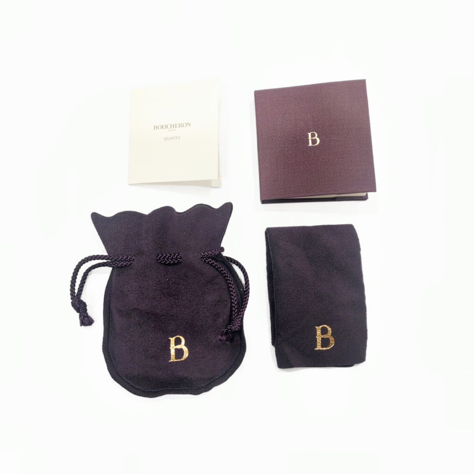 Au750 BOUCHERON ブシュロン キャトル ブラック リング ハーフ 59 