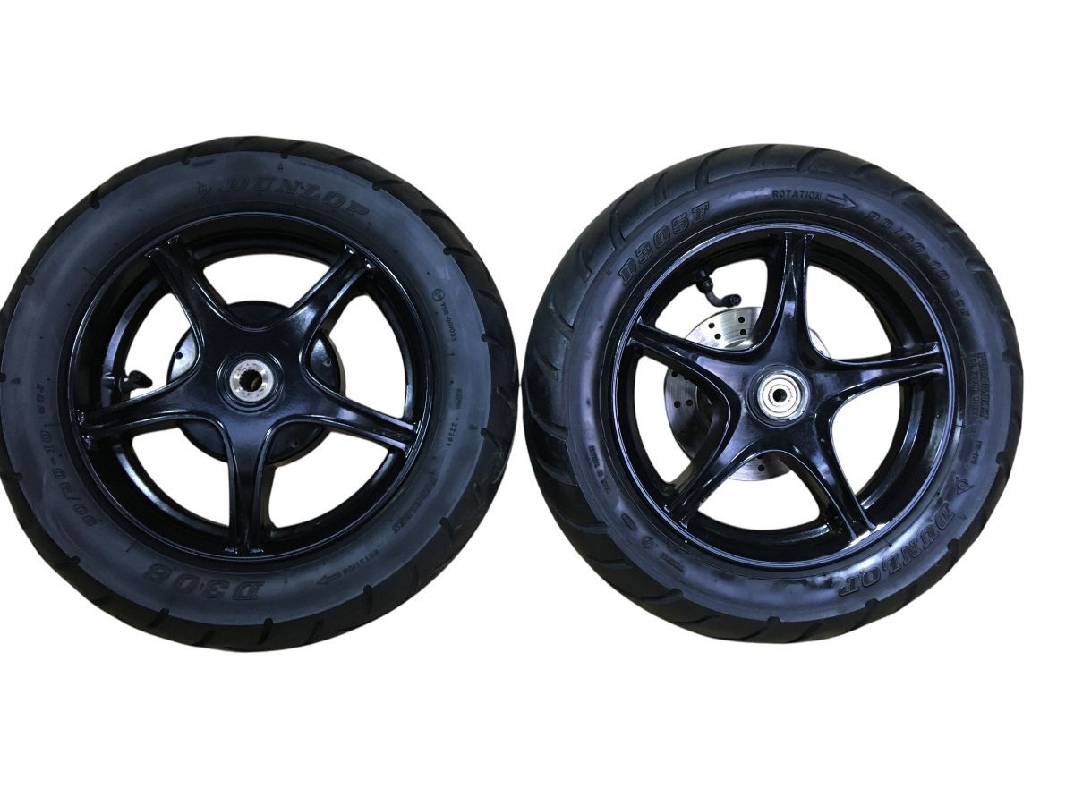 リモコンジョグzr sa16j 純正ホイール前後セット YAMAHA リモコンジョグ JOG-ZR SA16J 前後 ホイール セット ディスク付