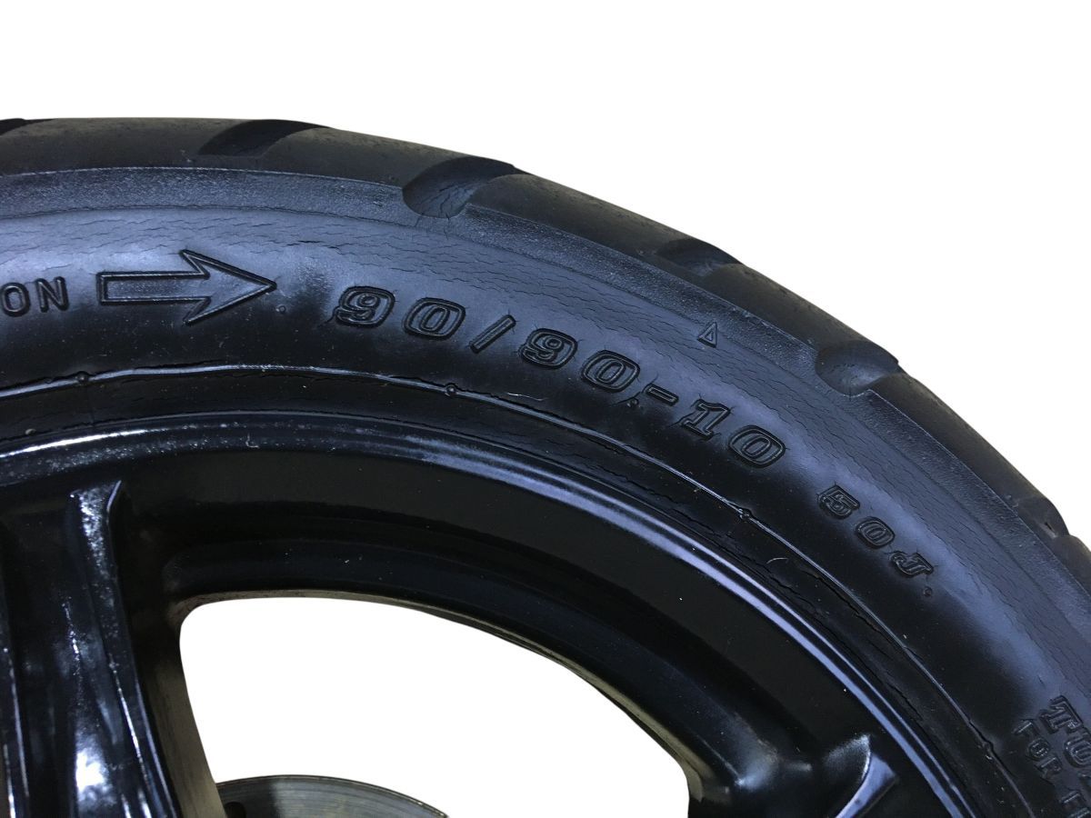 YAMAHA リモコンジョグ JOG-ZR SA16J 前後 ホイール セット ディスク付