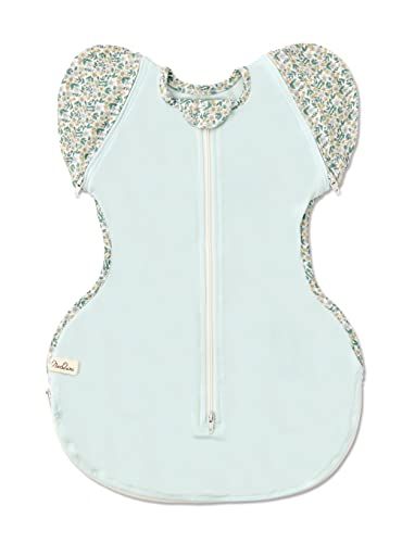 Neclumi ねくるみ 秋 冬 スワドル 新生児用 足元オープンで夜間オムツ替えラク 腕出しOK 綿96% 伸縮生地 洗濯機 乾燥機OK 足元オープン IHDI認証 M字設計 助産師の声から 彡 7 b 7340 bf