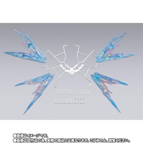 METAL BUILD ストライクフリーダム 光の翼オプションセット エフェクトパーツ付き ブルー-パープル 彡 947 abd 3 c
