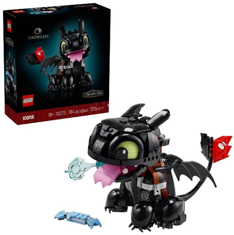 LEGO レゴ アイコン ヒックとドラゴン トゥース 10375 おもちゃ ブロック 18歳上