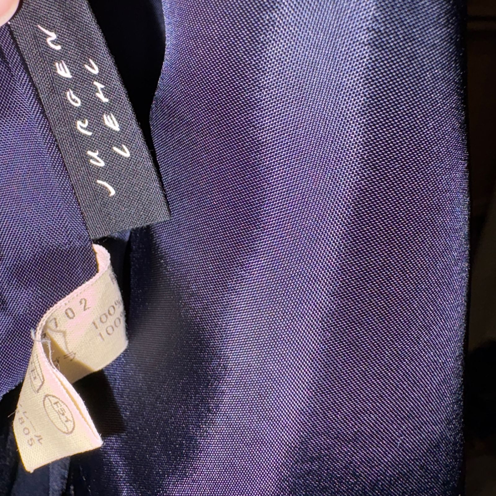 東あずま店 併売品】 ヨーガンレール JURGEN LEHL ブルー 青 藍色