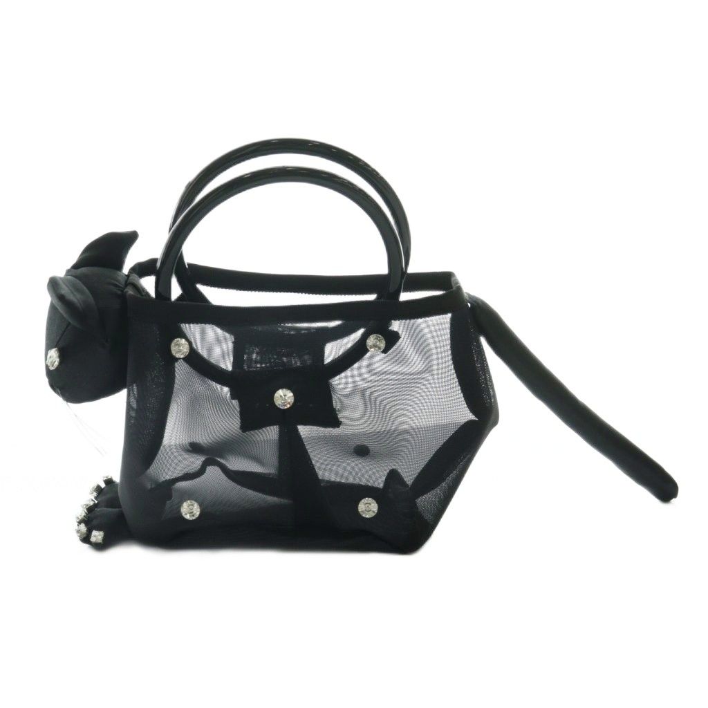 ラドロー LUDLOW Cat バッグ ハンド 猫モチーフ 黒 ブラック /AQ □OS