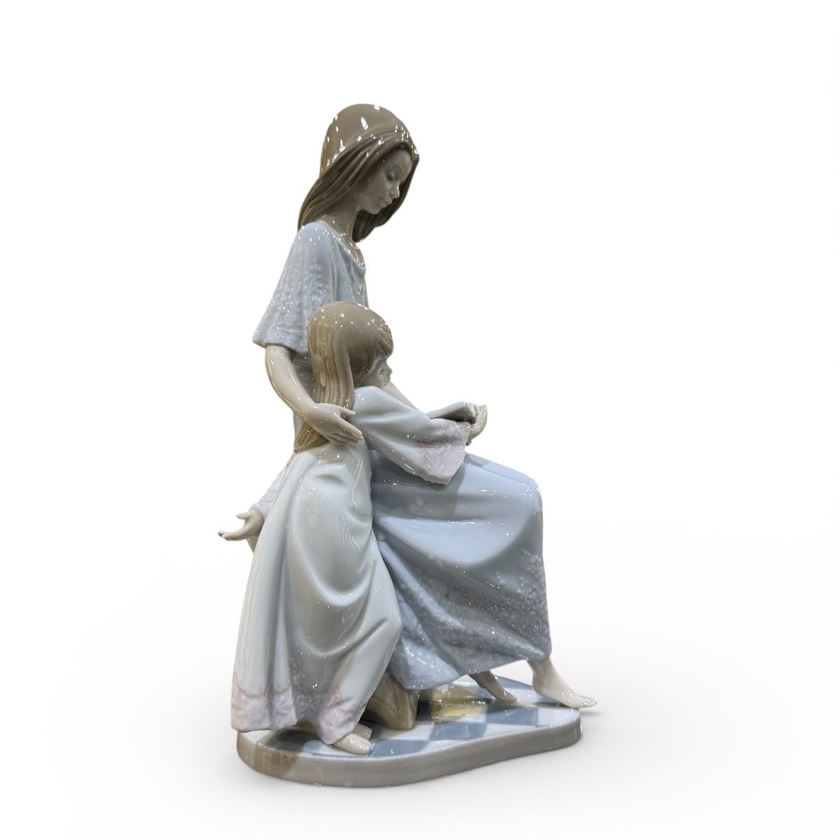 ◇LLADRO◇リヤドロ 5457『おやすみ前のご本』フィギュリン 高さ約26.5