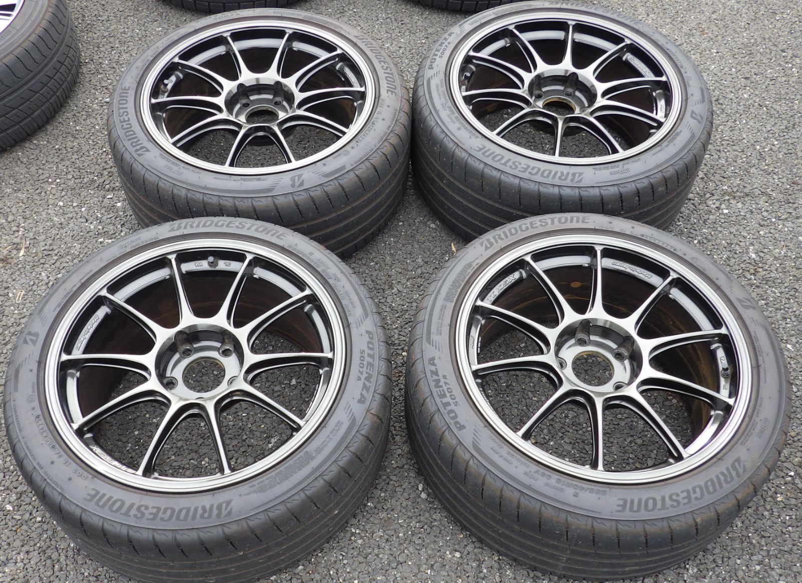 D1529)AWタイヤ☆FK8シビックTYPE R□weds(ウェッズ)WedsSport TC105X