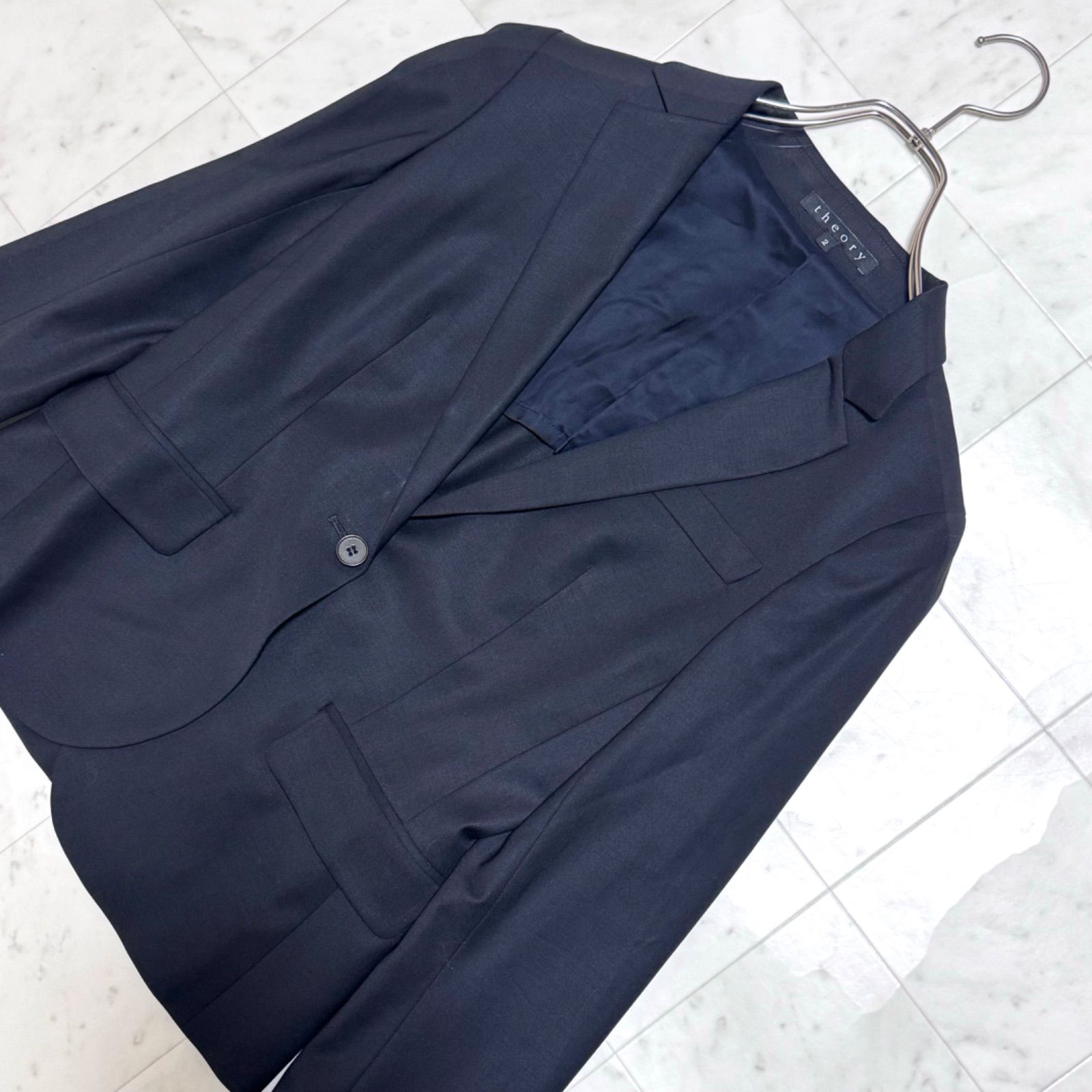 セオリー テーラードジャケット GABE ブラック 日本製 - メルカリ