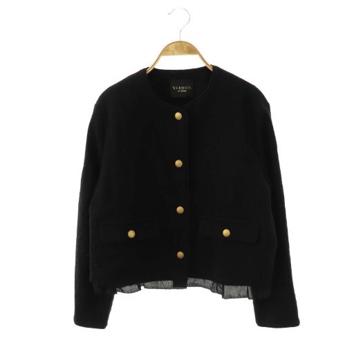 ヴェルメイユ パー イエナ VERMEIL par iena 23AW ノーカラーツイード