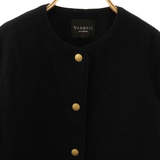 ヴェルメイユ パー イエナ VERMEIL par iena 23AW ノーカラーツイード