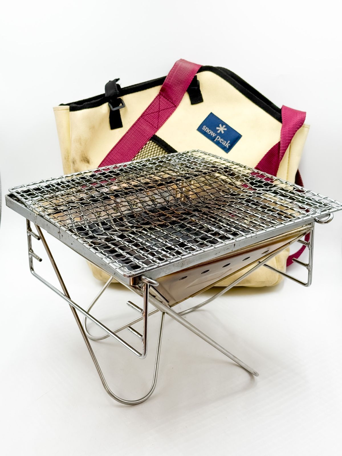 スノーピーク 焚火台セット 焼き網 収納バッグ付き キャンプ用品