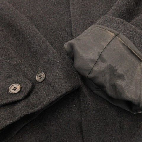 ポールスミス PAUL SMITH ステンカラーコート アンゴラ ロング 比翼 L