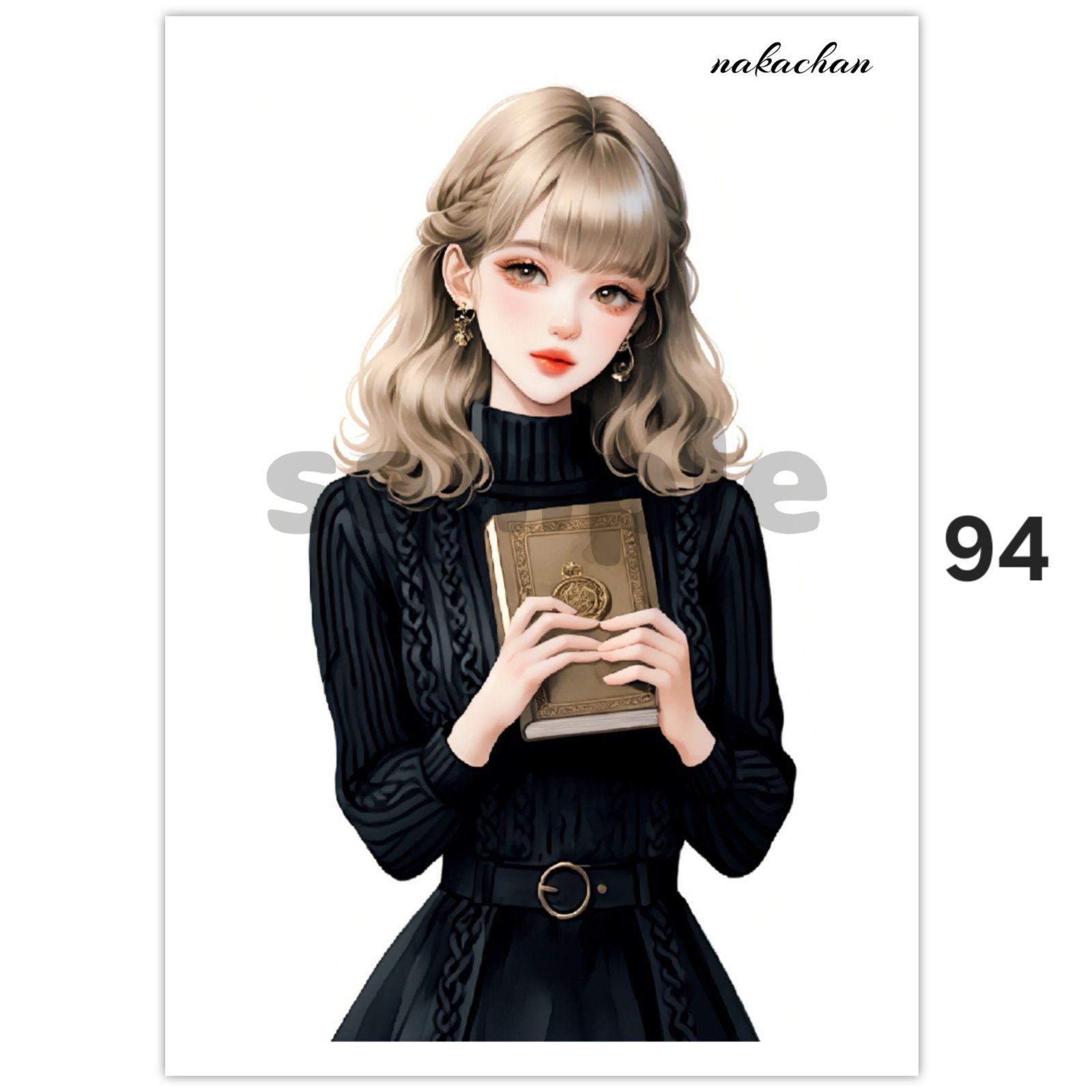 1000枚】人物ステッカーまとめ売りコラージュ紙モノ素材 【94】ジナ