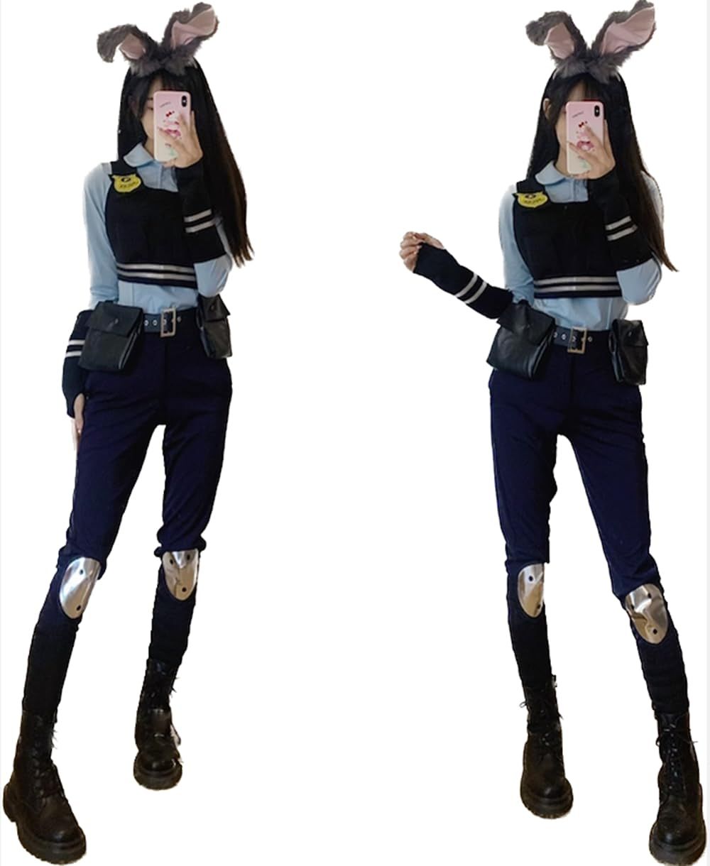 ラベンダー ジュディ コスプレ衣装 ハロウィン クリスマス コスチューム 警官服 LL