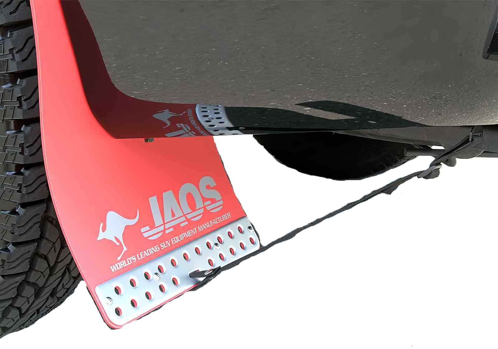 新品 ジャオス(JAOS) JAOS マッドガードIII リヤセット レッド デリカ