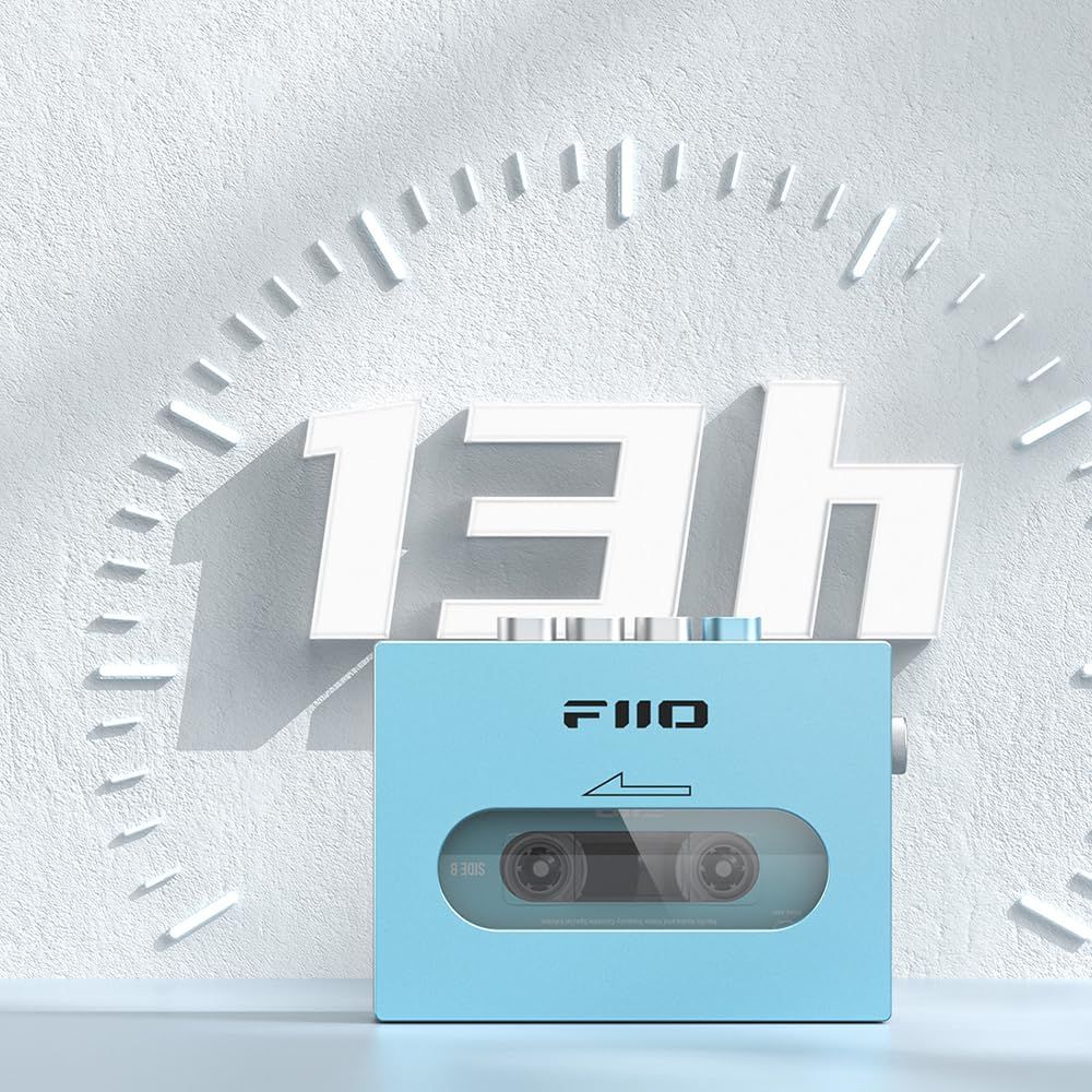 FiiO カセットプレーヤー CP13 Sky blue色 FIIO CP13 Sky Blue / ポータブルカセットプレーヤー : ディスク