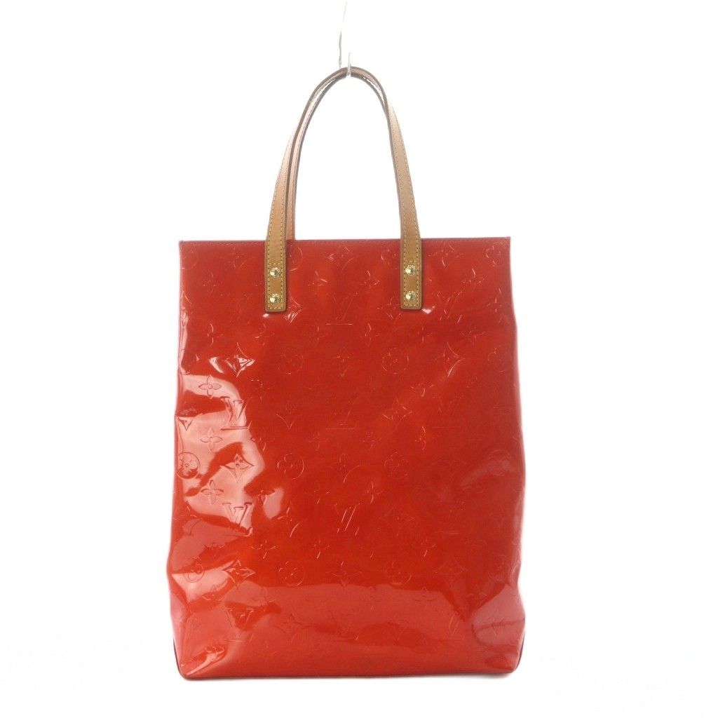ルイヴィトン LOUIS VUITTON リードMM トートバッグ 赤 レッド M91086