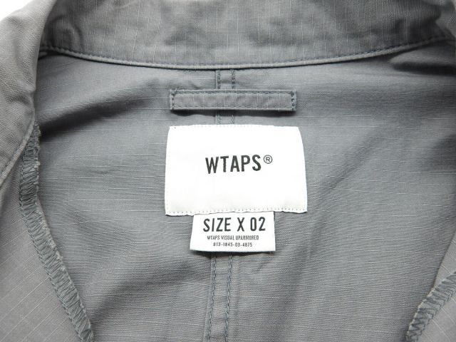 WTAPS 18aw GUARDIAN 02 JACKET GRAY サイズ2 182WVDT-JKM02S ダブル