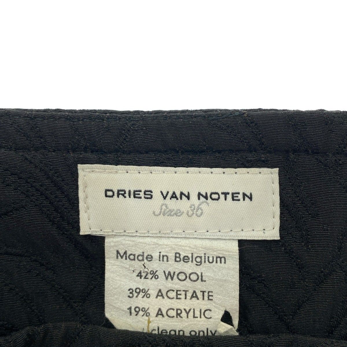 DRIES VAN NOTEN ドリスヴァンノッテン ジャガードタイトスカート  