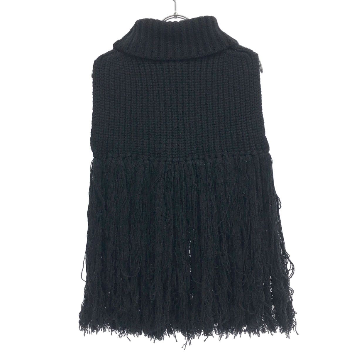 HYKE ハイク 21AW フリンジニットベスト 212-11249 ブラック F - メルカリ