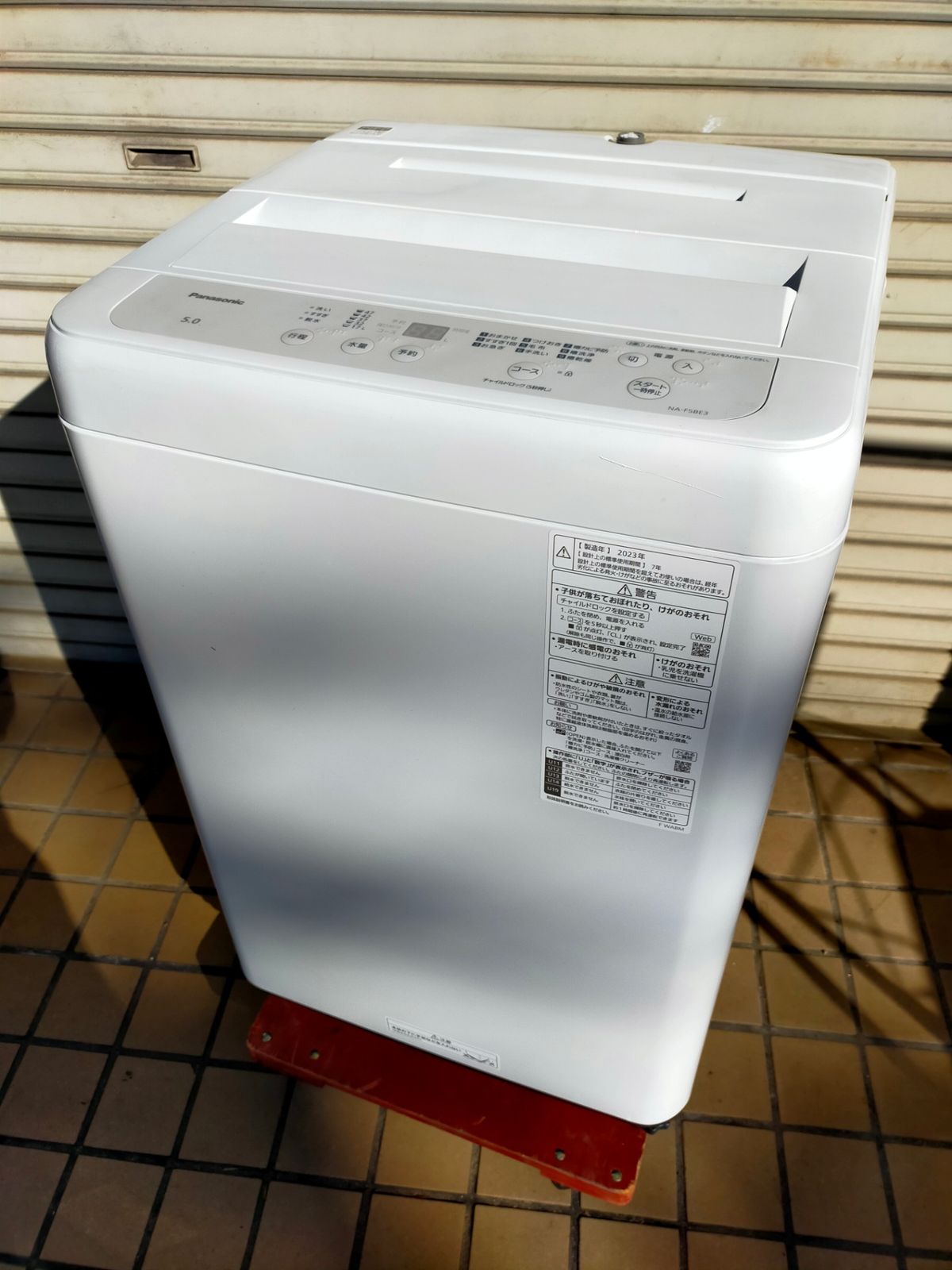 洗濯機 パナソニック NA-F5BE3 5.0kg 2023年製 - メルカリ