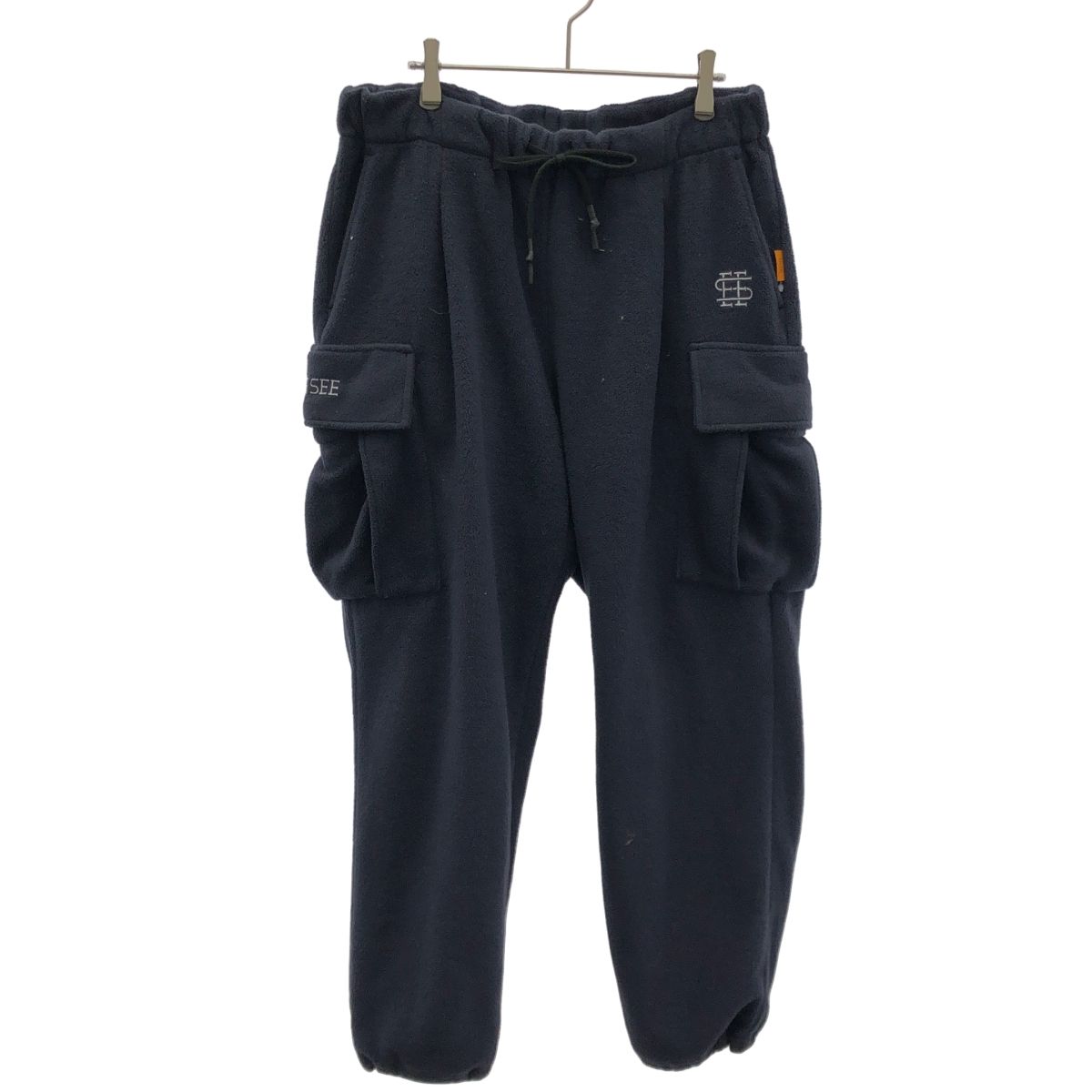 SEE SEE シーシー 23AW FLEECE CARGO POCKET PANTS フリースカーゴ 