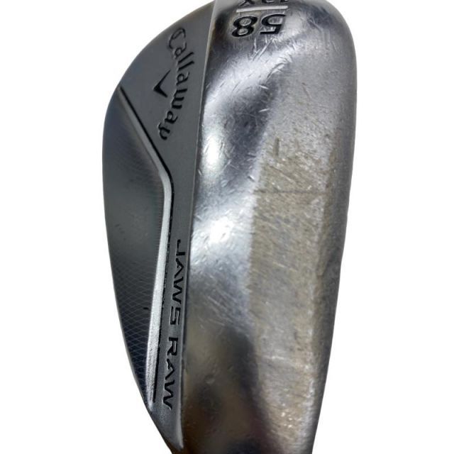 中古】 キャロウェイ JAWS RAW クロムメッキ 58°/12°X ウェッジ WG NS