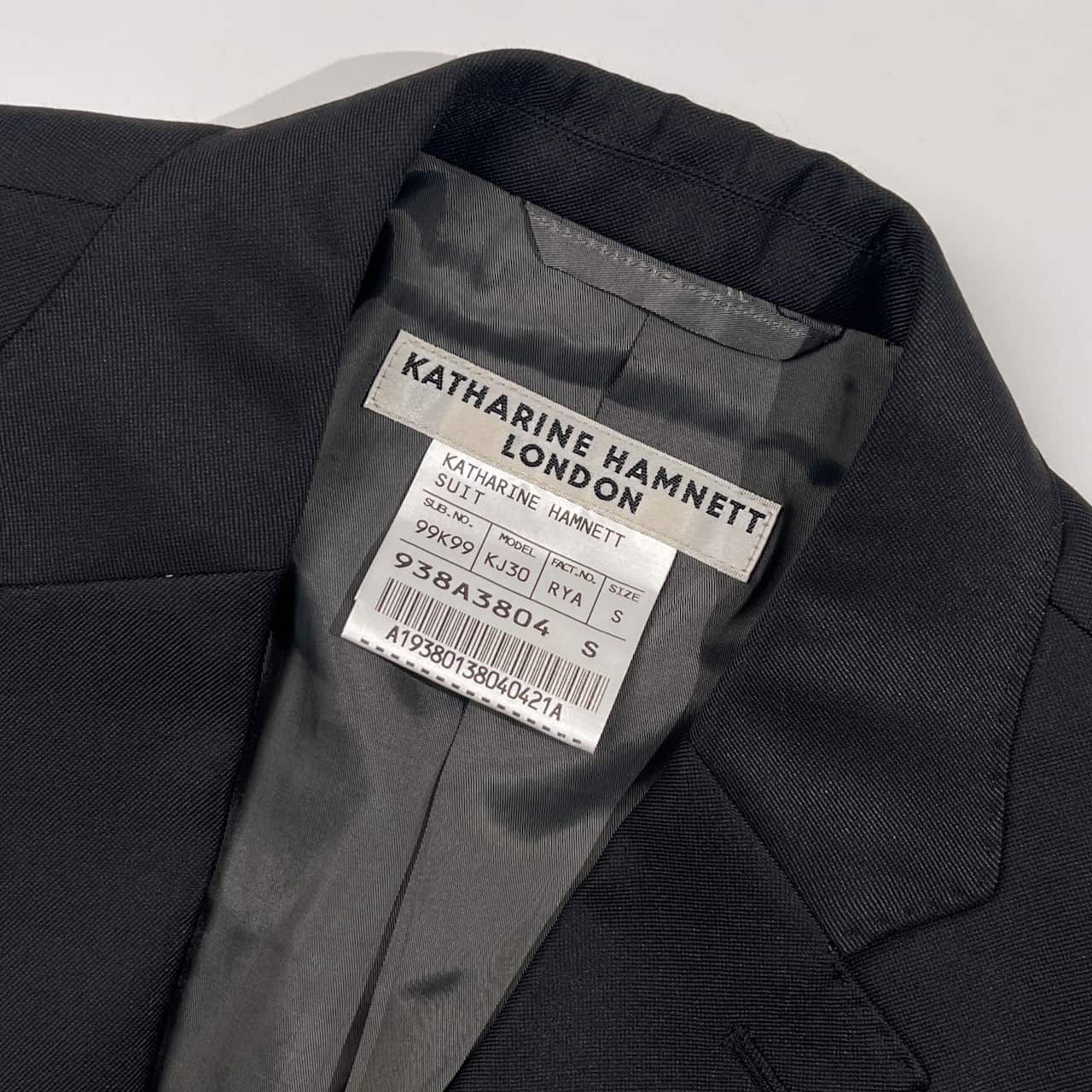KATHARINE HAMNETT LONDON セットアップ上下 S グレー 男性用 ブランド