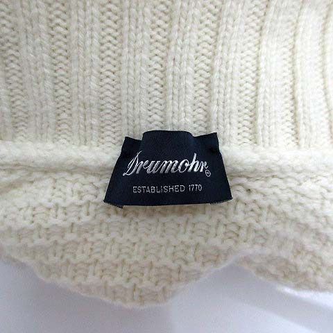 ドルモア DRUMOHR ウール ケーブル ニット タートルネック セーター