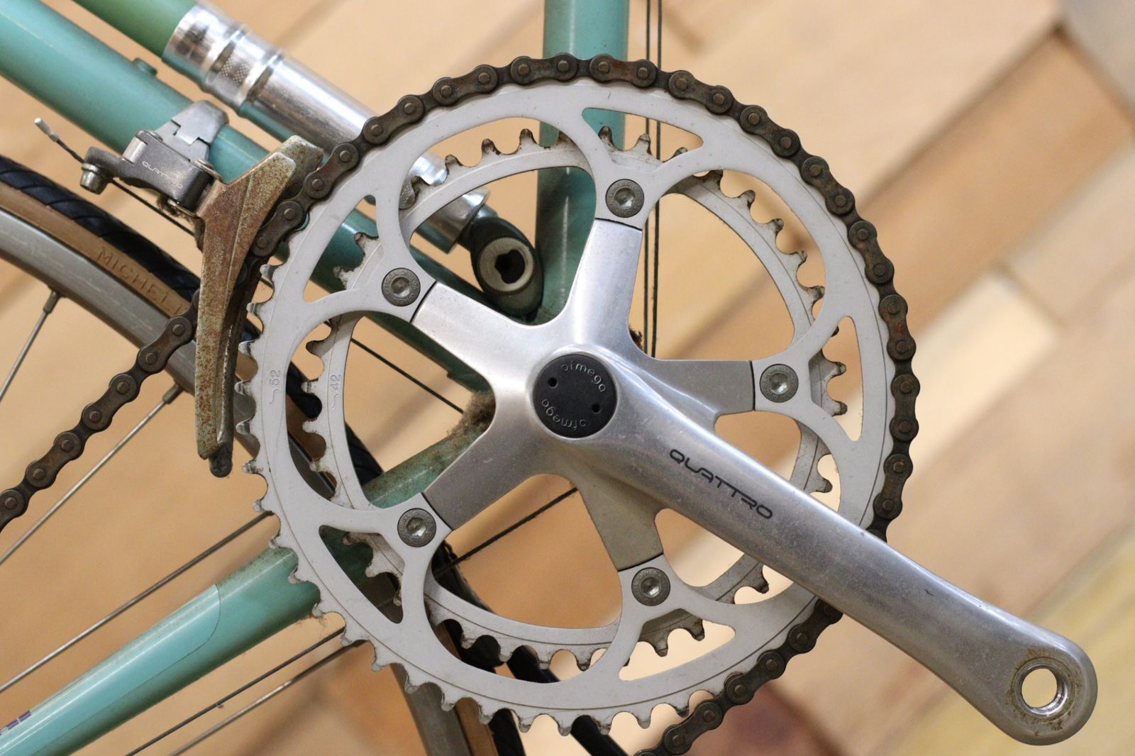 ビアンキ BIANCHI トロフェオ TROFEO モドロ クアトロ 7S クロモリ