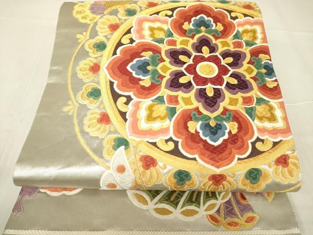 ZF-1307 袋帯 楽器文 唐織 豪華 高級 正絹 六通 逸品 ZF-1307 袋帯 楽器文 唐織 豪華 高級 正絹 六通 逸品 逸品】袋帯 六通