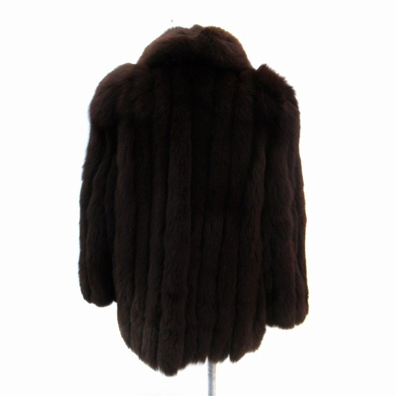 サガフォックス SAGA FOX 銀サガ 毛皮コート ファーコート フォックス