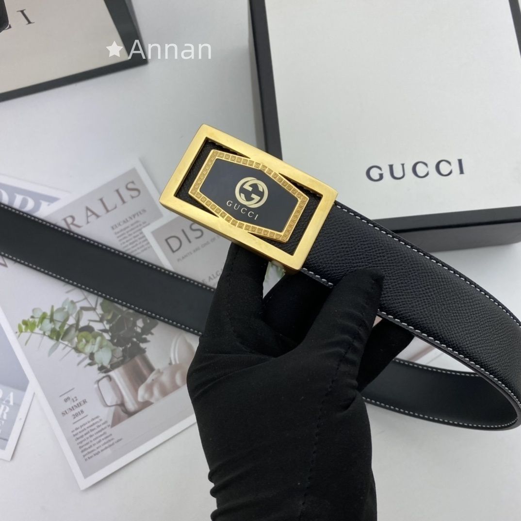 GUCCI ベルト〜お値下げしました GGマーモント〕リバーシブル ベルト ・ブラック/ブラウン レザー
