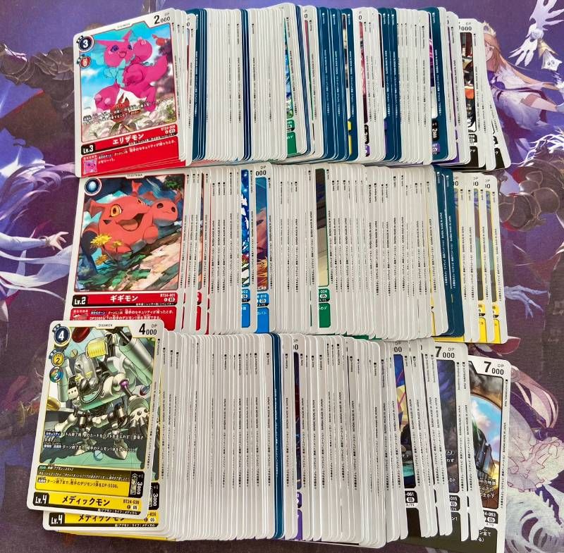 タイムストレンジャー R以下 4コン(※欠品4枚) 88種348枚 デジモン