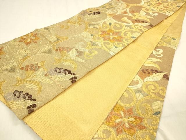 平和屋着物▽創業280年 誉田屋源兵衛 六通柄袋帯 スリーシーズン 春夏