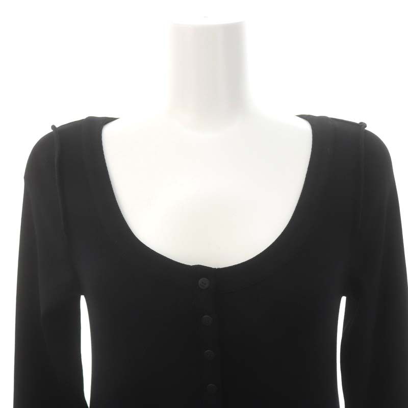 フォクシーニューヨーク FOXEY NEW YORK ニットワンピース 膝丈 七分袖