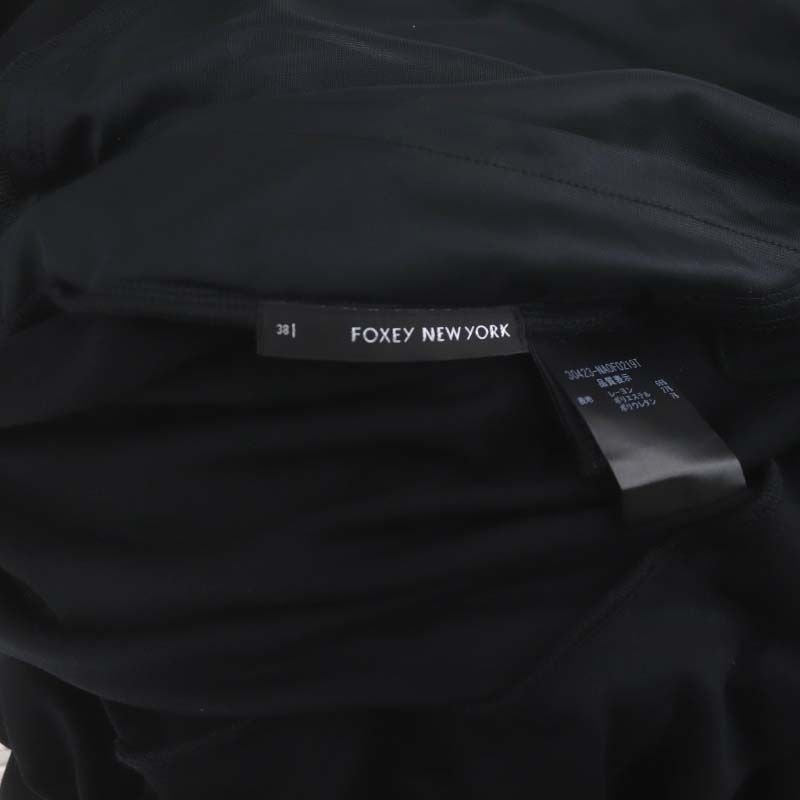 フォクシーニューヨーク FOXEY NEW YORK ニットワンピース 膝丈 七分袖