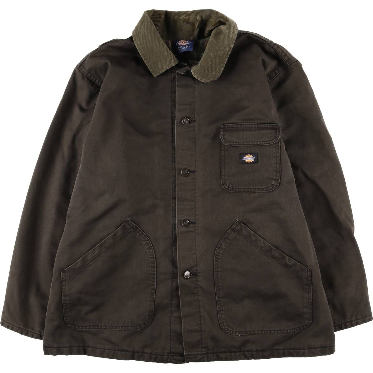 古着 90年代 ディッキーズ Dickies ワーク カバーオール メンズXL相当