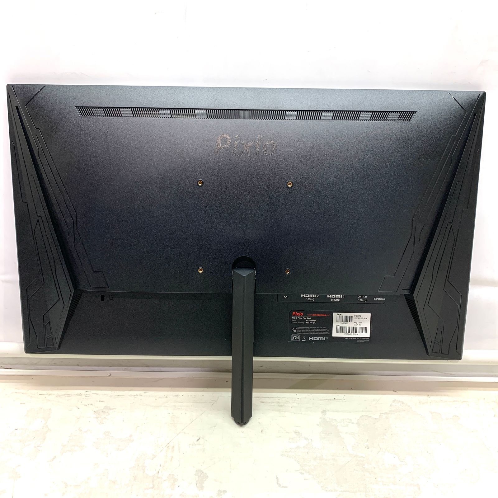 Pixio PX248 Prime Plus Black 23.8インチ PX248PPBK / ブラック | 23.8インチ 180Hz FHD IPSゲーミングモニター