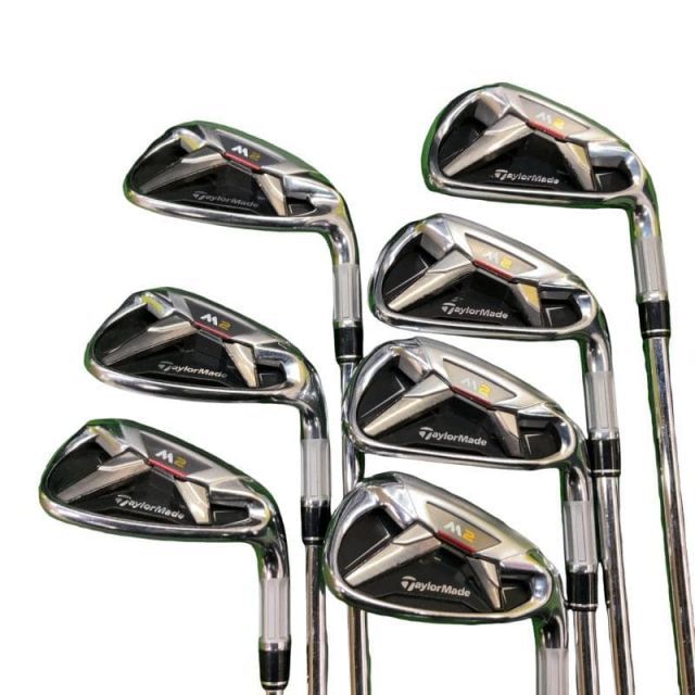 中古】 テーラーメイド M2 8S アイアンセット IR RE-AX 90 STEEL JAPAN