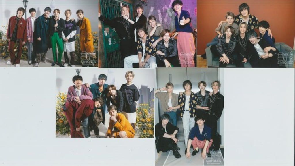 SixTONES 22年Feel da CITY 集合 フォトセット - メルカリ