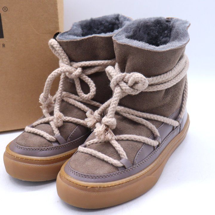 イヌイキ ブーツ 裏ボア ブランド シューズ 靴 レディース 36サイズ