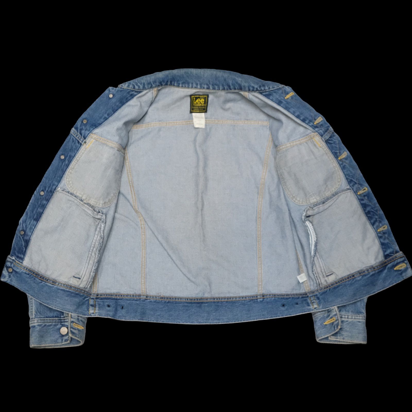 90's Lee RIDERS 0424 デニムジャケット 短丈 Mサイズ 101J Gジャン