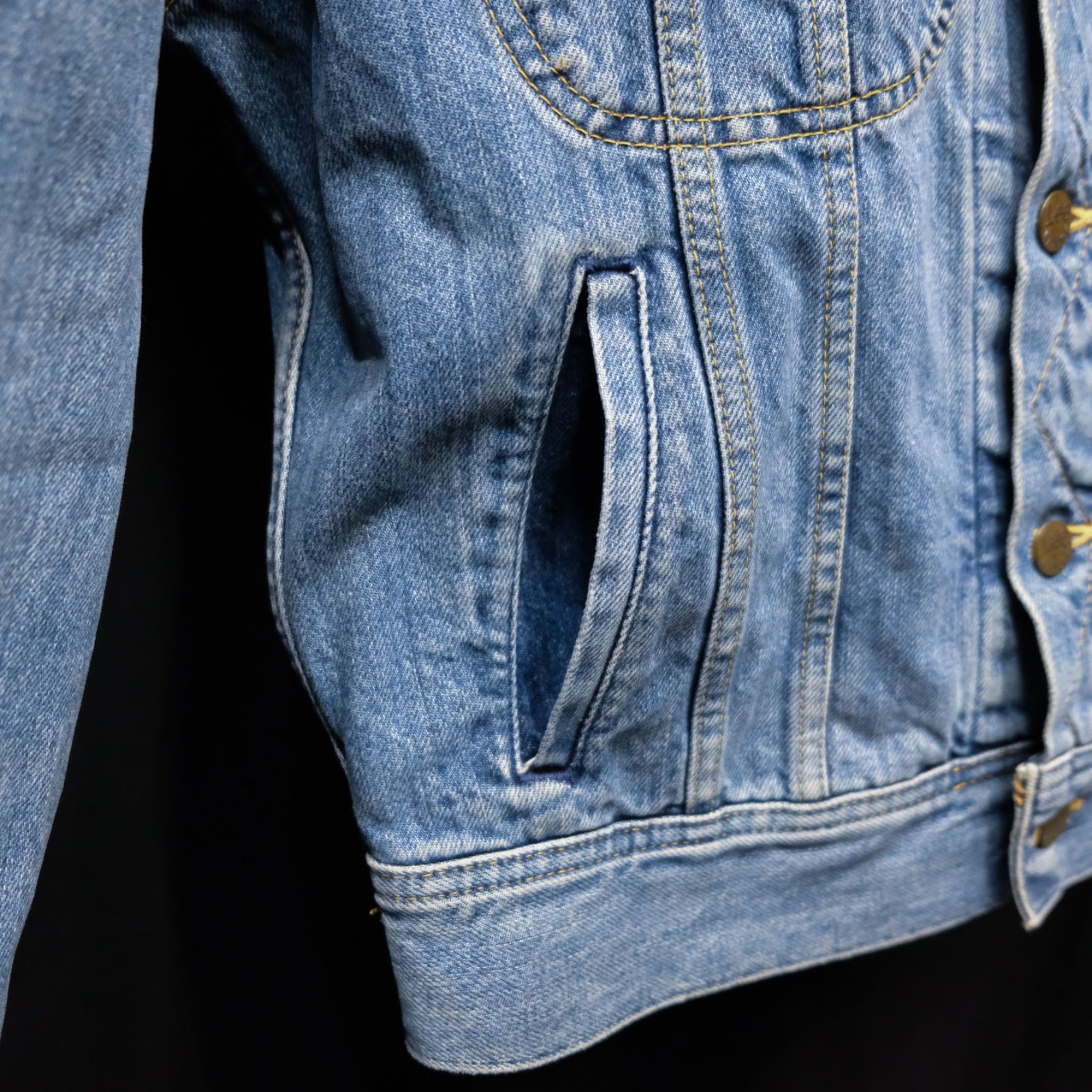 90's Lee RIDERS 0424 デニムジャケット 短丈 Mサイズ 101J Gジャン