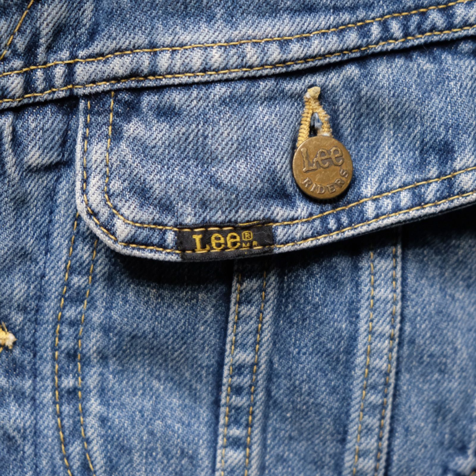 ◇ Lee ◇ RIDERS 　0424　　デニムジャケット　　日本製 Lee - 美品 Lee RIDERS 0424 ライダース デニムジャケット L 日本製の