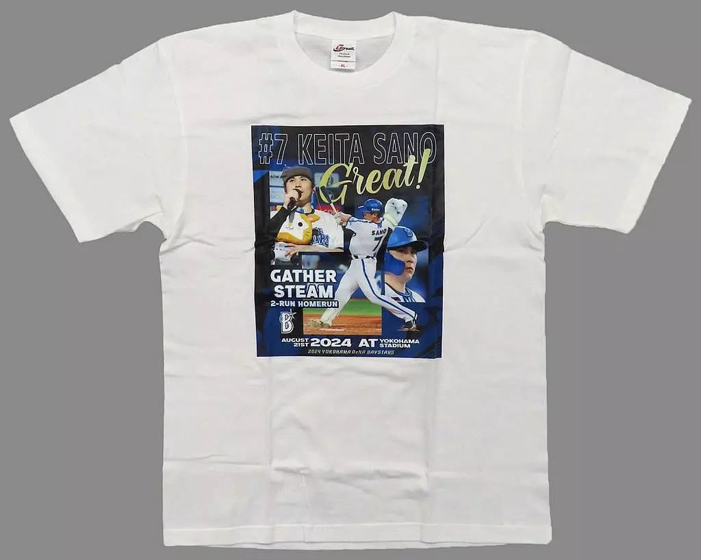 中古】Tシャツ 佐野恵太#7(横浜DeNAベイスターズ) Tシャツ(0821