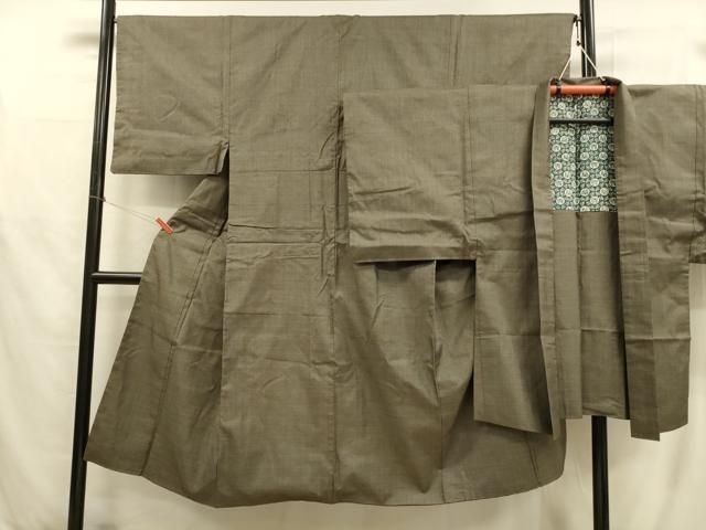 平和屋着物□男性 本場大島紬 アンサンブル 100亀甲 総詰め 正絹 逸品