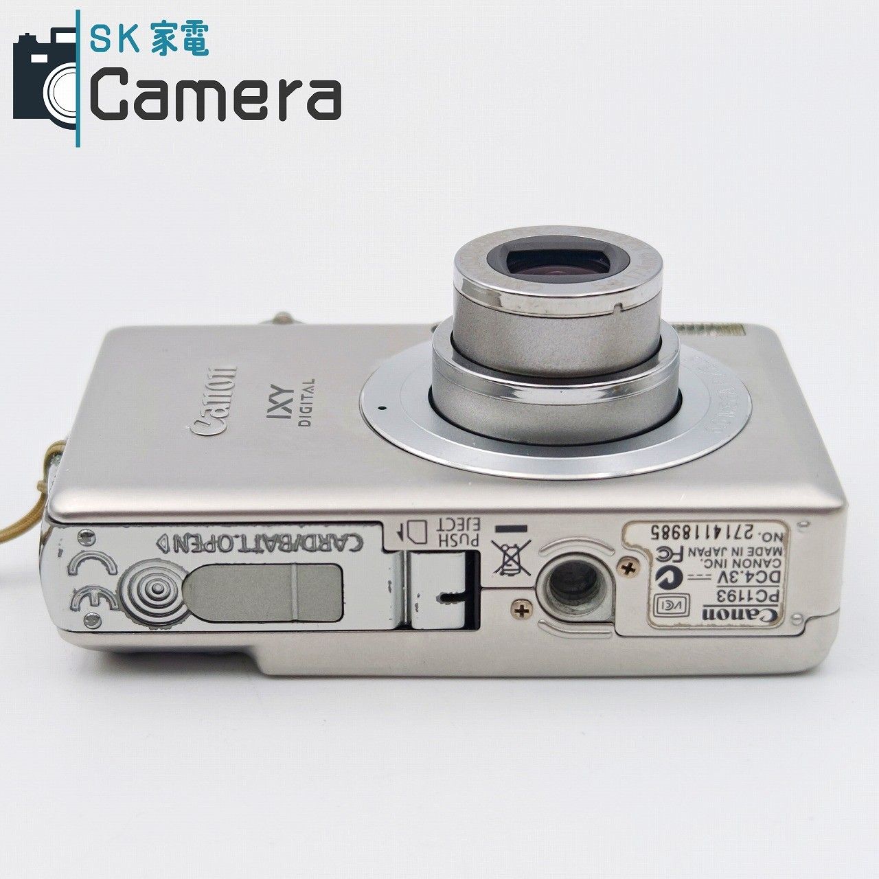 中古】 Canon IXY DIGITAL 70 キャノン イクシー デジタル 電池 付