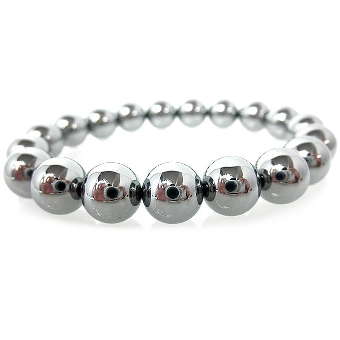 テラヘルツブレスレット【10mm／内径14～18cm選択可能】｜高純度 