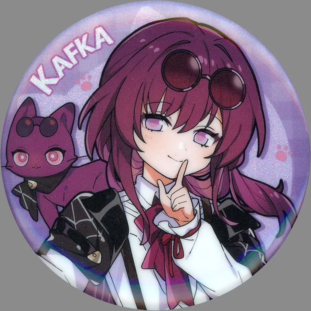 中古】バッジ・ビンズ カフカ 小不点猫猫シリーズ 缶バッジ 「崩壊