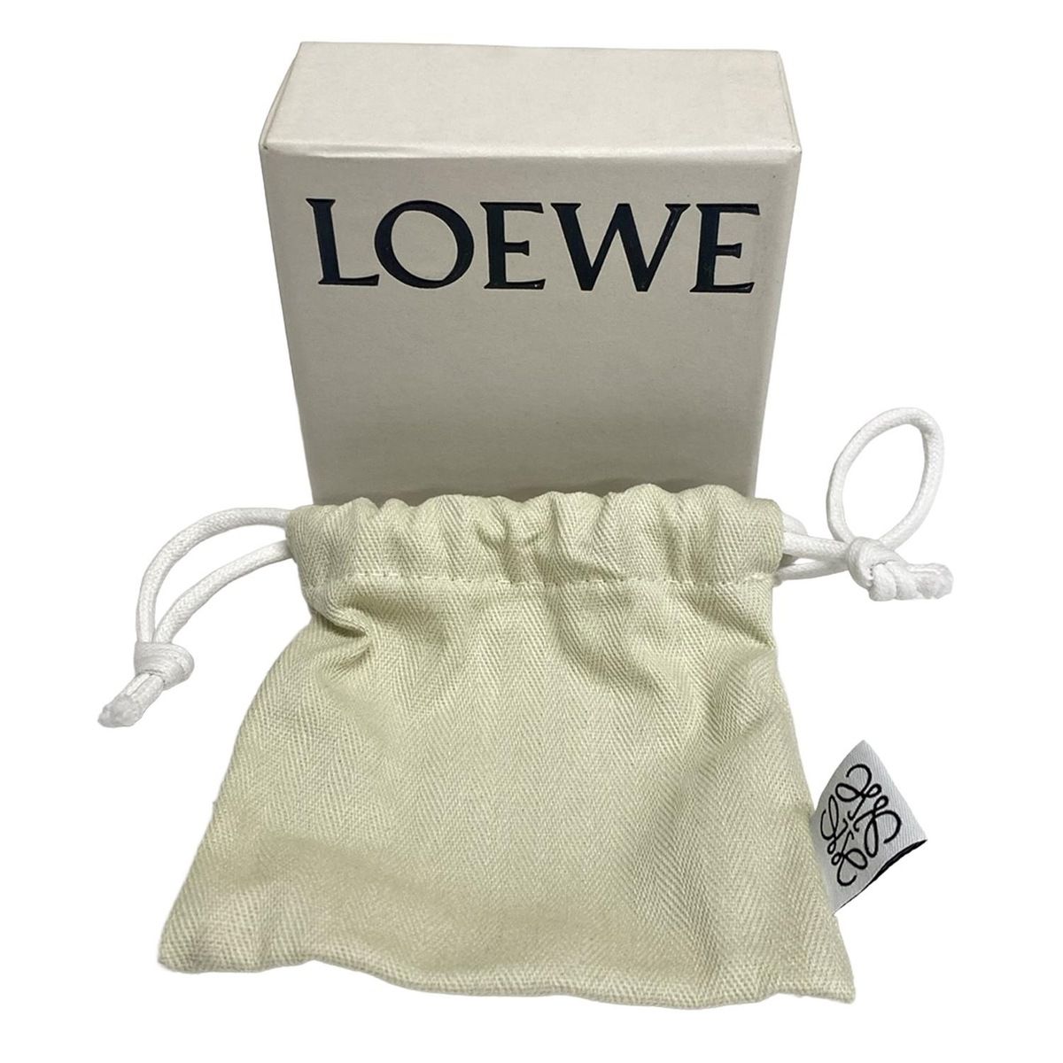 LOEWE(ロエベ) バングル美品 ウーブン バングル J242240X43 黒 